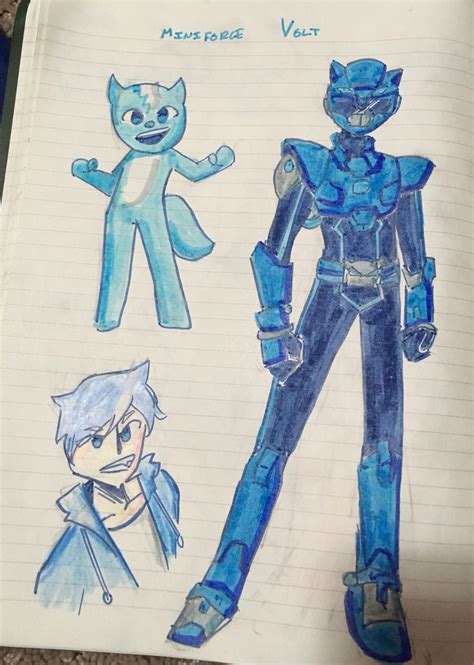 Miniforce Volt by PinkPrincessErt on DeviantArt