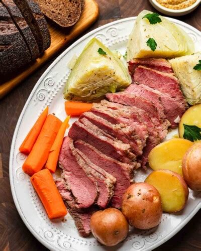 Corned Beef and Cabbage - Sip and Feast