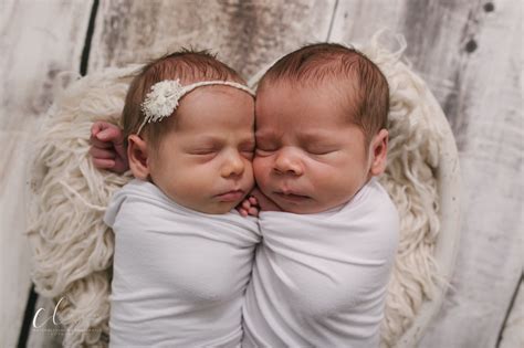 Boy + Girl Newborn Twins | Cuyahoga Falls, OH — Christie Leigh