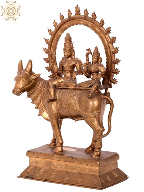 Exotic India Pradosha Moorthy (Shiv Parvati) Madhuchista Vidhana