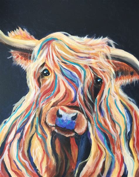 Highland Cow at Braddon - Paint Pinot