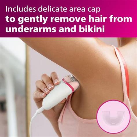 Philips Satinelle Essential Compact Hair Removal Epilator, BRE235/04 ...