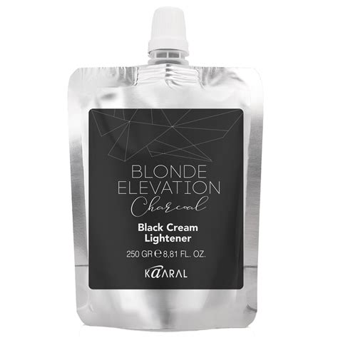 Kaaral Baco Blonde Elevation Charcoal Black Cream Lightener - 8.8 oz