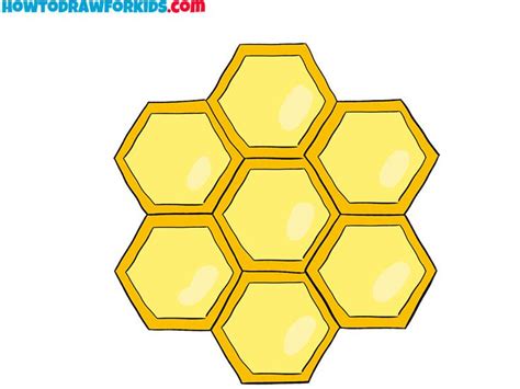 cute honeycomb drawing | Honeycombs drawings, Honeycomb, Drawing ...