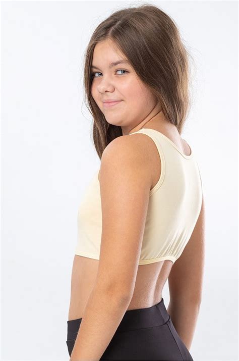 Майка-топ для девочки Bonito 6678070 бежевый купить оптом в HappyWear.ru