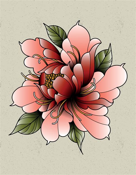 Peony Tattoo Art
