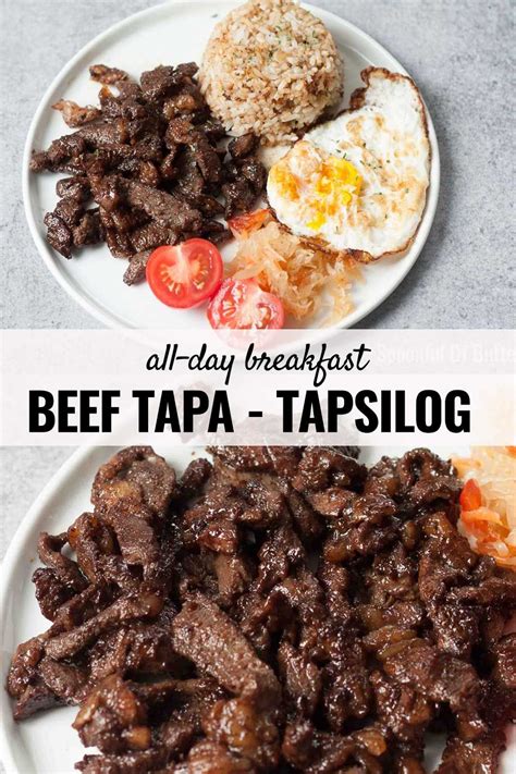 delicious filipino beef tapa tapsilog homemade beef tapa recipe beef