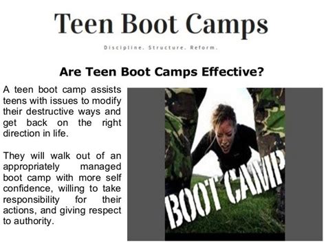 Teen Boot Camps