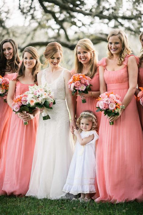 Coral Bridesmaid Dresses