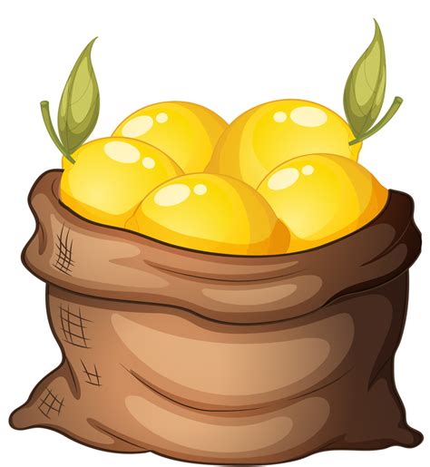 Cartoon Lemon PNG File | PNG Mart