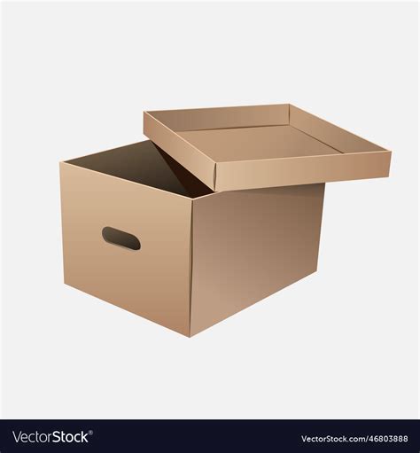 box  royalty  vector image vectorstock