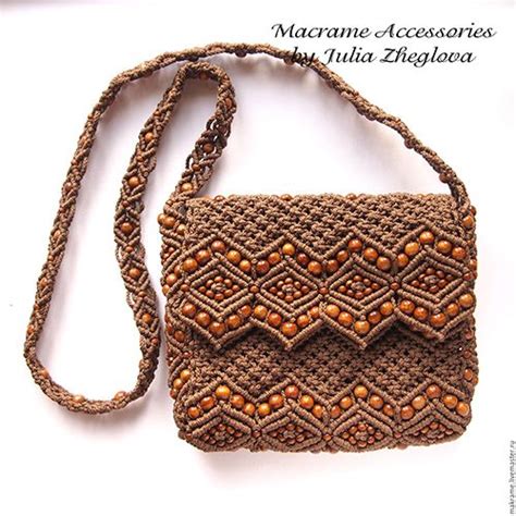 Женские сумки - Магазин - Макрамеха | Macrame bag, Crochet handbags ...