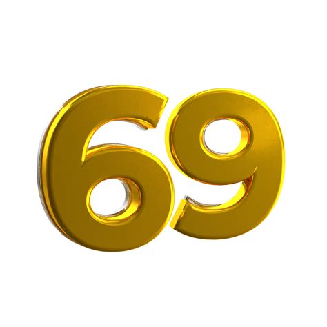 mental jaune 69 numéro 3d 11154518 PNG