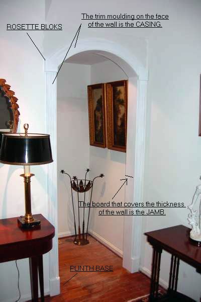 installation custom curved mouldings