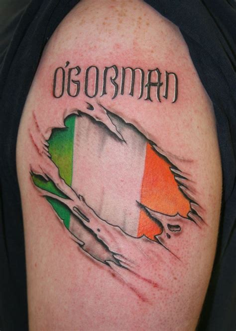 Irish Flag Tattoos
