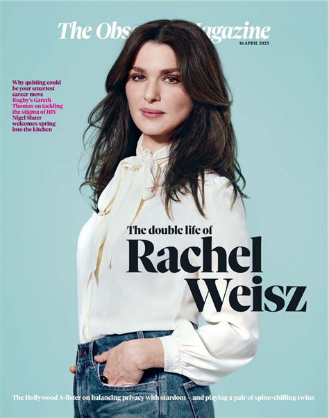 RACHEL WEISZ in The Observer Magazine, April 2023 – HawtCelebs