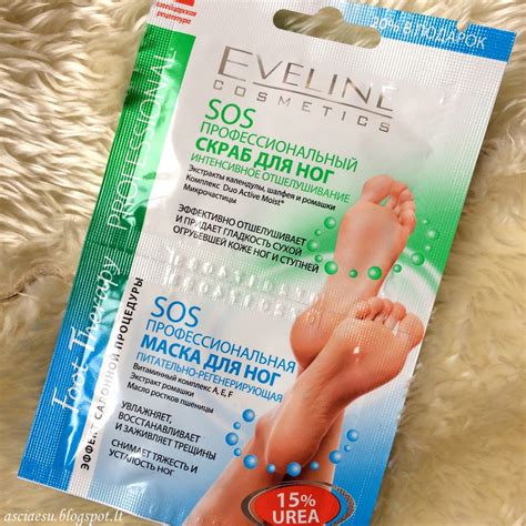 Review: Eveline SOS pėdų šveitiklis ir kaukė.
