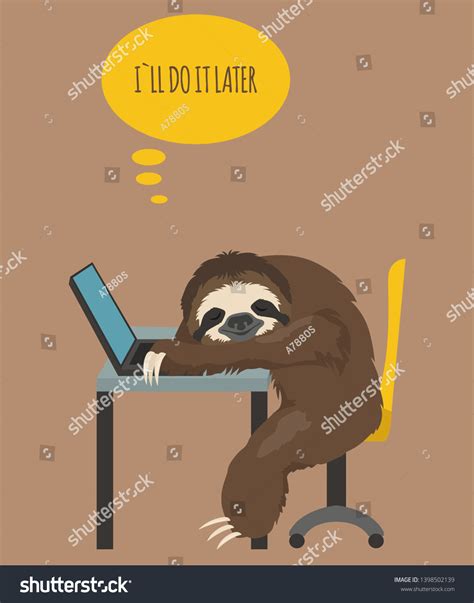 377 Sloth Office Images, Stock Photos & Vectors | Shutterstock