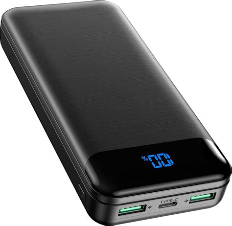 Enerwow Power Bank 27000 mAh, USB C Power Bank 22.5 W, PD3.0 Quick ...