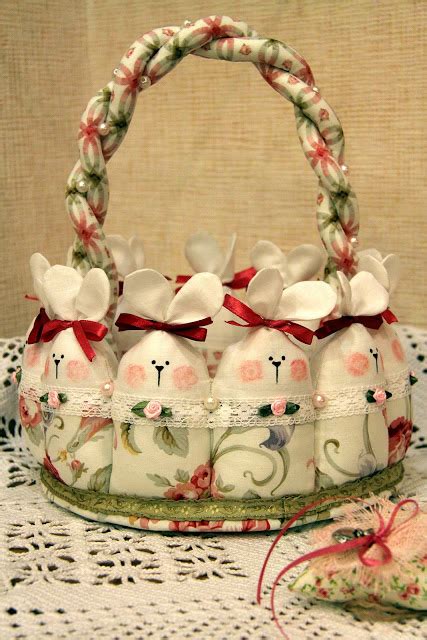 Пасхальная корзинка с зайцами. | форум Babyblog