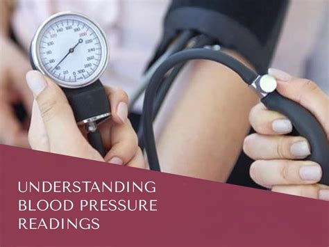 blood pressure readings    numbers