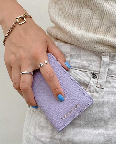 lavender purple cute wallet gift ideas maison de sabre trendy