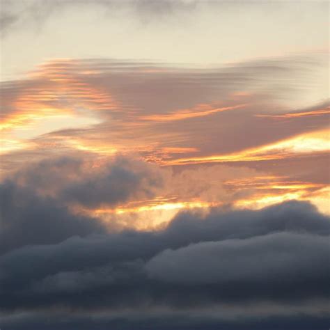 vibrant sunset sky  clouds