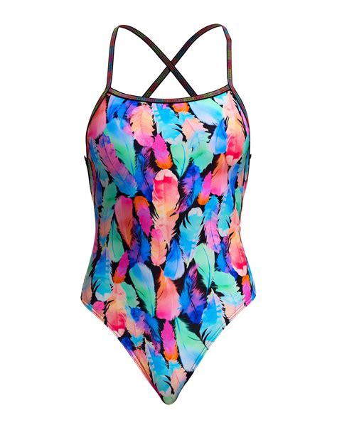 Funkita Tickle Torture Strapped In Swimsuit - Multi | Simply Swim