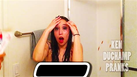 Shower "SEX PRANK" On GIRLFRIEND - Naked Dominos Trolling - YouTube