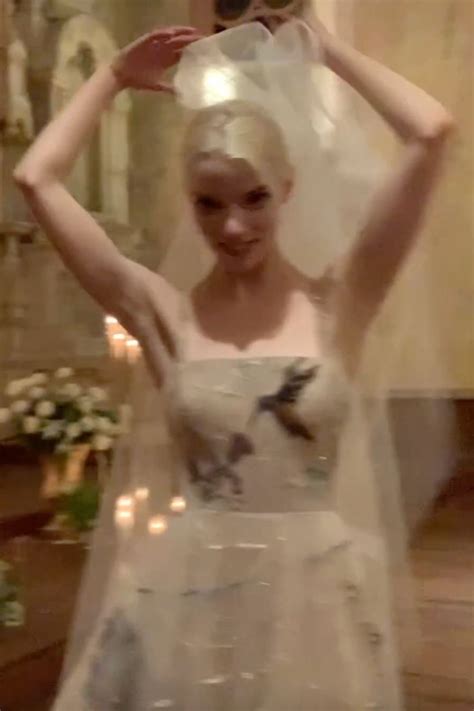 Anya Taylor-Joy Shares Wedding Photo of 'Anatomically Correct Heart Cakes'