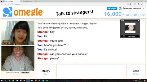 Omegle video chat