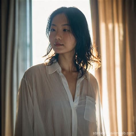 yuki sitting     shadows white glowing  art  solid