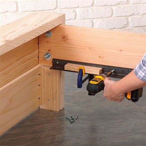 Как сделать кровать с выдвижными ящиками своими руками | Platform bed ...