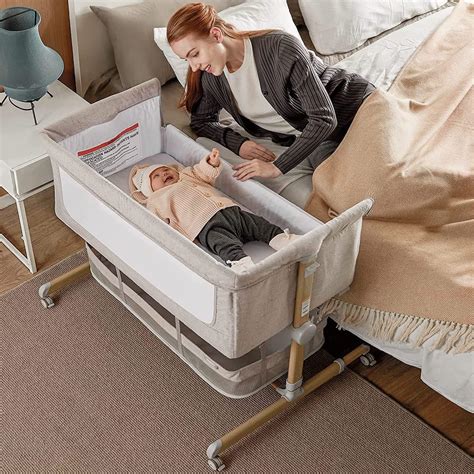 Amazon.com: Baby Bassinet Bedside Sleeper, besrey Bedside Bassinet for