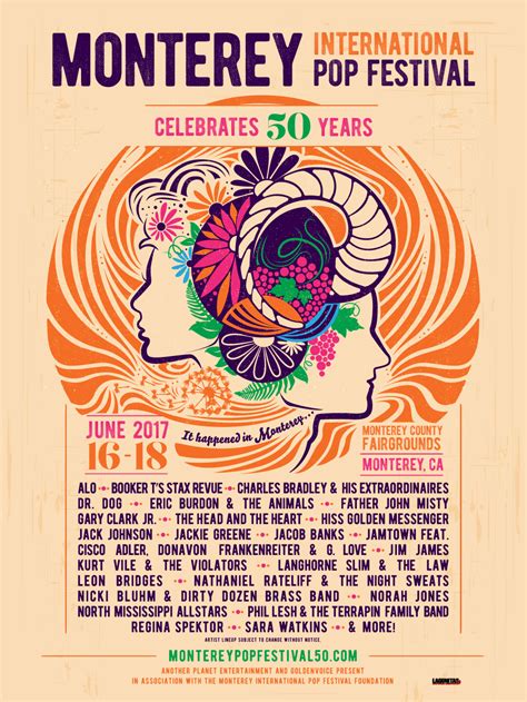 lineup announcement monterey international pop festival