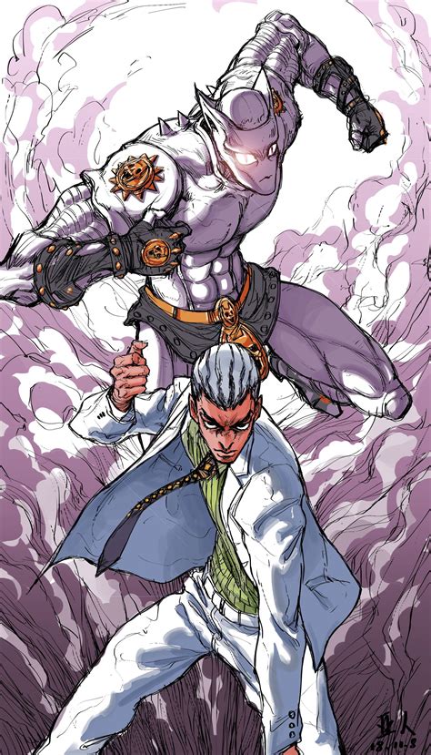 Kira Yoshikage & Killer Queen By AJIN LEE (Artstation) | Jojo anime