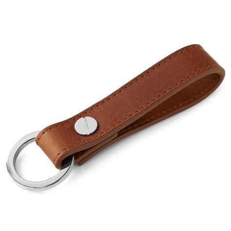 Breloc din piele maro pentru chei | În stoc | Trendhim