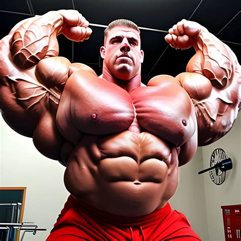 3-meters, muscle morph, 3000 lbs bodybuilder, gigantic 300 inch
