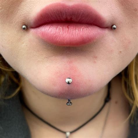 studio xiii   super cool chin piercing