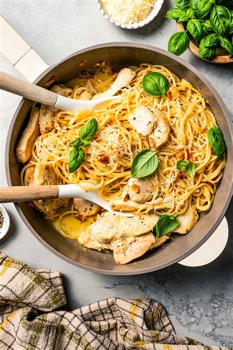 Creamy Hen Carbonara Recipe | Diethood - The Love Bud