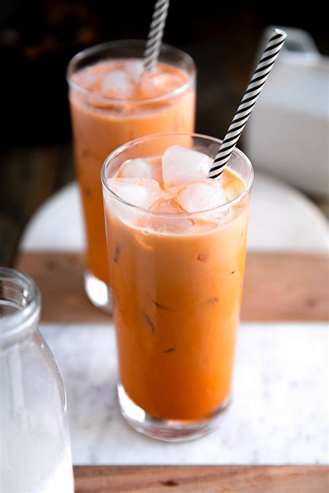 thai tea glass