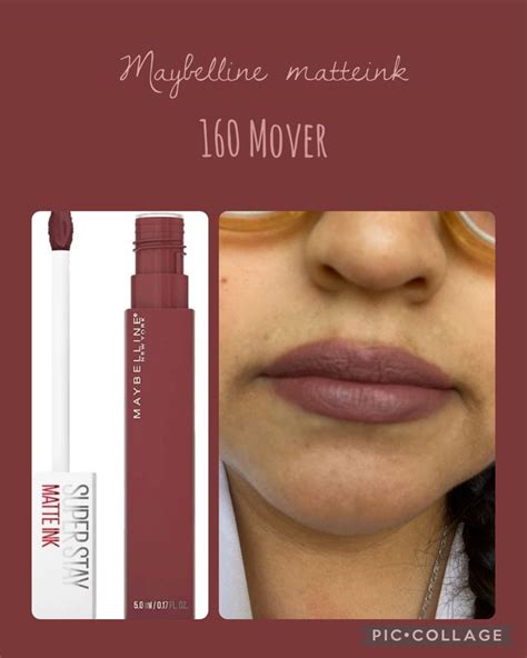 Maybelline matteink 160 Mover | Lipstick for dark skin, Maybelline ...