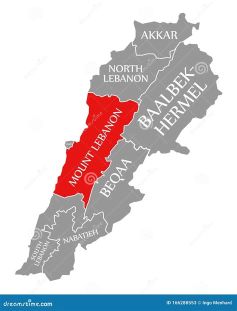 Mount Lebanon Governorate Lebanese Republic, Governorates Of Lebanon