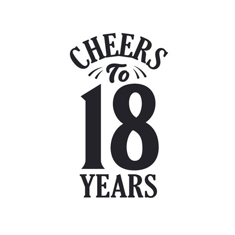 18 years vintage birthday celebration, Cheers to 18 years 11421638
