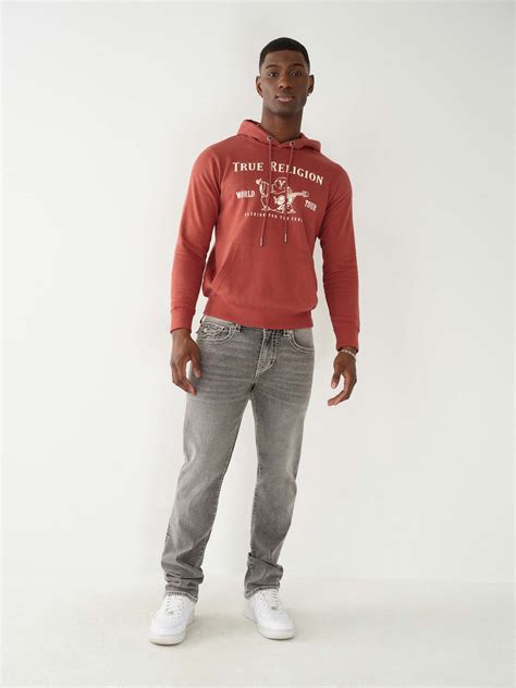 RICKY BIG T STITCH STRAIGHT JEAN - Bounty Grey Wash | True Religion