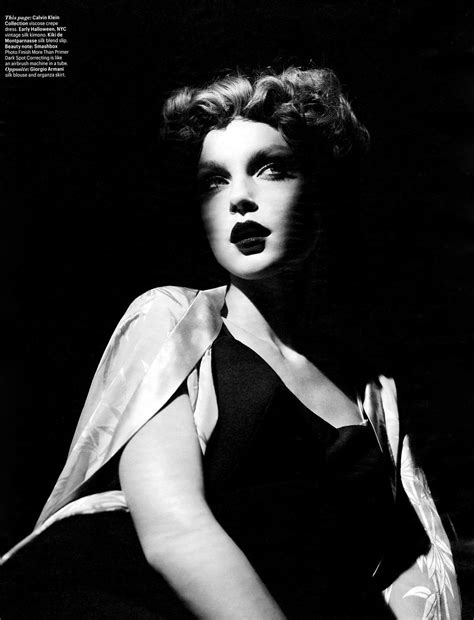 Jessica Stam Is Addicted to 40s Fashion in Willy Vanderperre's W
