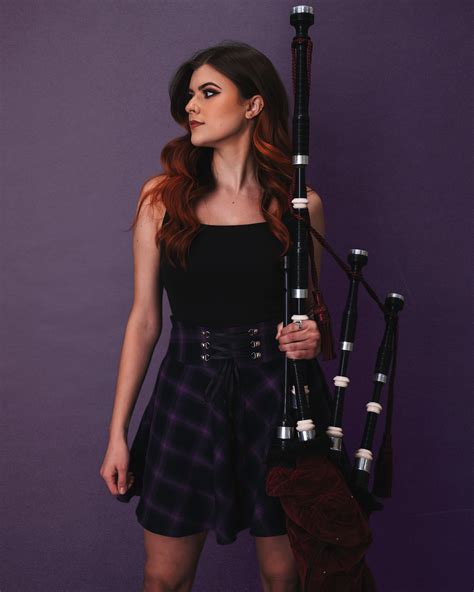 Hand Signed Print - Purple – Ally the Piper