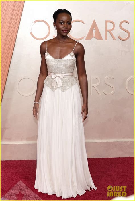 The Wild Robot Star Lupita Nyongo Is Adorned In Pearls at Oscars