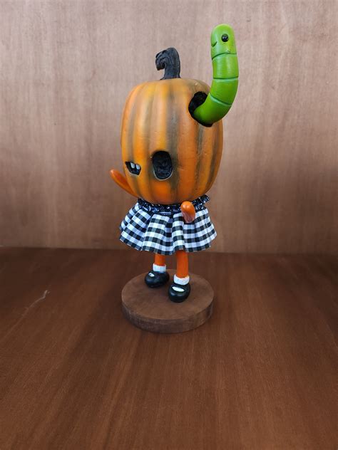 Pumpkin Girl "Penelope" Art Doll – Coven Of Cuteness