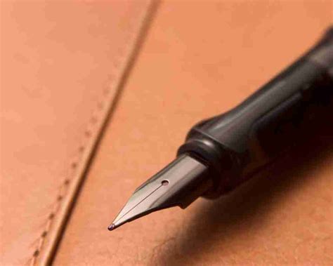 how to get pen out of leather